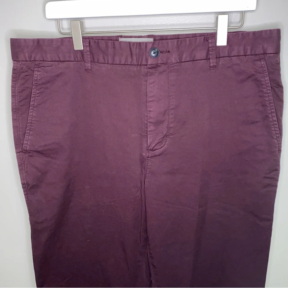 Everlane slim fit chino pants flat front sz 35W 31.5L 35
